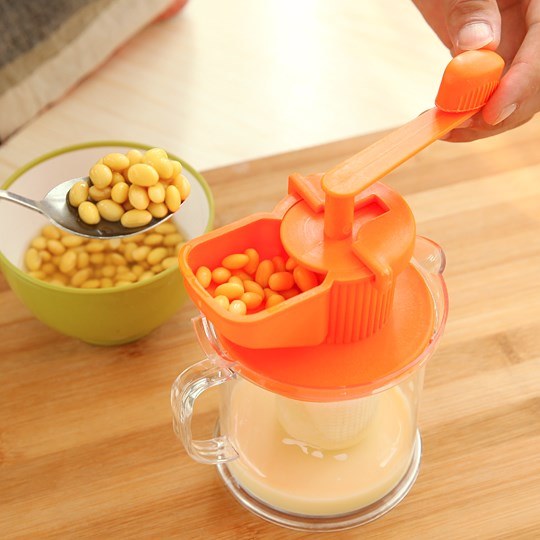 。手动甘蔗榨汁机家用 手摇 小型防滑榨汁器豆浆机方便水果机易清