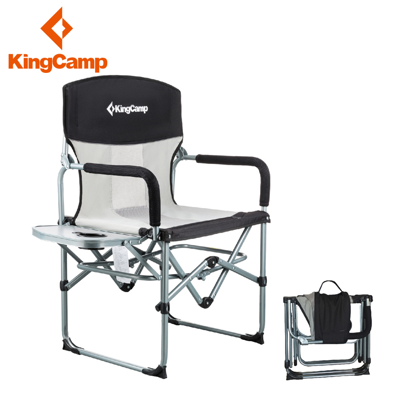 kingcamp折叠椅子午休户外家具铁管豪华扶手椅折叠椅导演