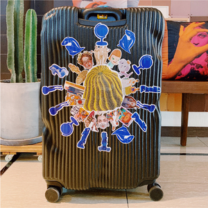 行李箱贴纸防水潮牌个性创意图片