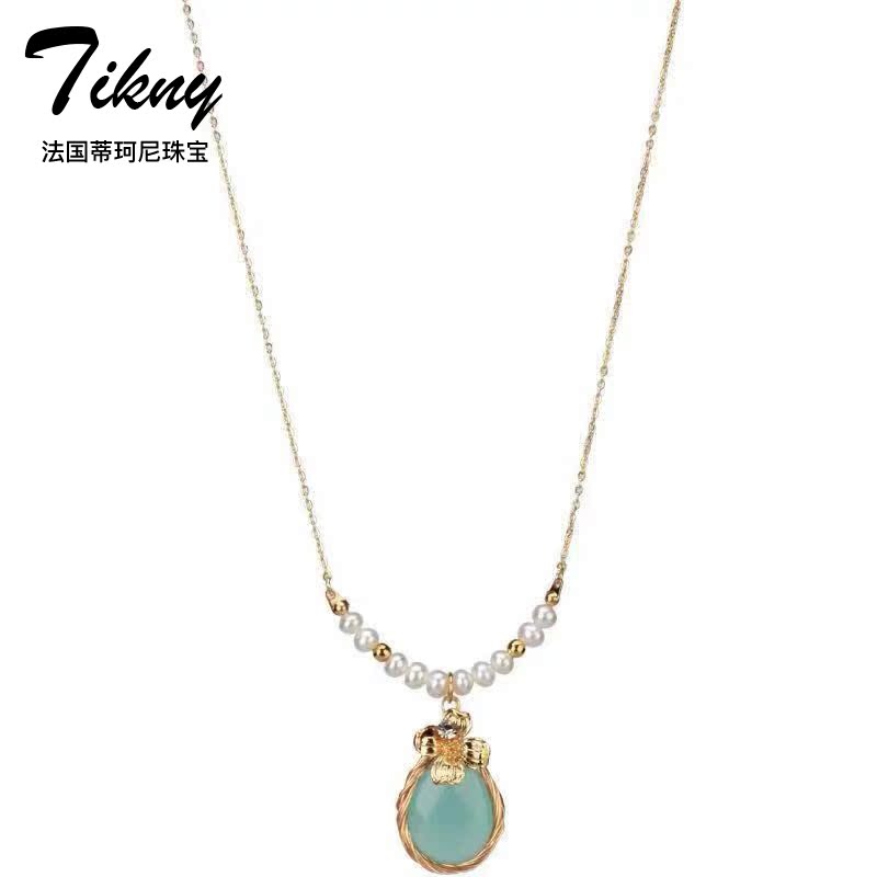 法国轻奢珠宝品牌Tikny蒂珂尼14k5层注金项链【戴妃系列】