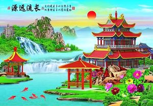 亭台楼阁画价格