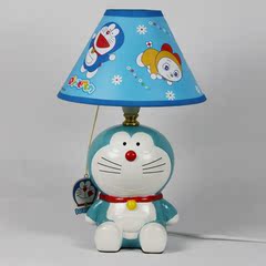 哆啦A梦坐立陶瓷台灯 装饰陶瓷灯 卧室床头小台灯 卡通灯 儿童灯