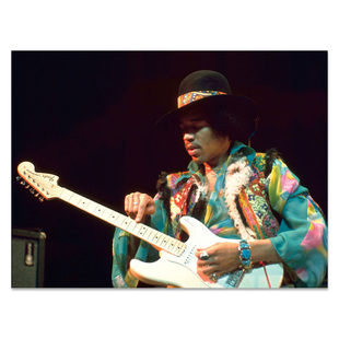 jimi hendrix吉米 亨德里克斯摇滚吉他手 音乐琴行酒吧装饰画报4