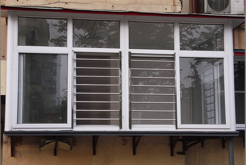 石家庄高层儿童防盗窗 飘窗阳台防护可开启防盗窗安全窗户防盗窗