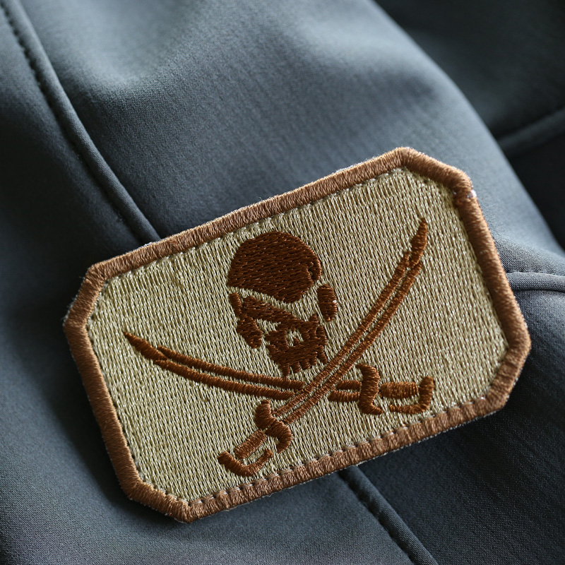CQB 斯巴达黑色星期五海盗骷髅旗武装猴背包贴章魔术贴军迷士气章