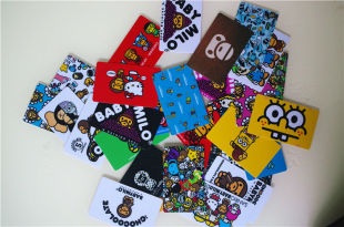 baby milo潮流卡贴 bape 安逸猿卡贴 公交卡饭卡贴 日系原宿潮