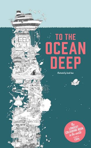 【中商原版】去海洋深处 英文原版 To the Ocean Deep : The Longest Colouring Book in the World