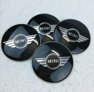 mini轮毂盖贴标65mm 宝马迷你汽车改装轮胎中心孔标志 金属标车贴 $