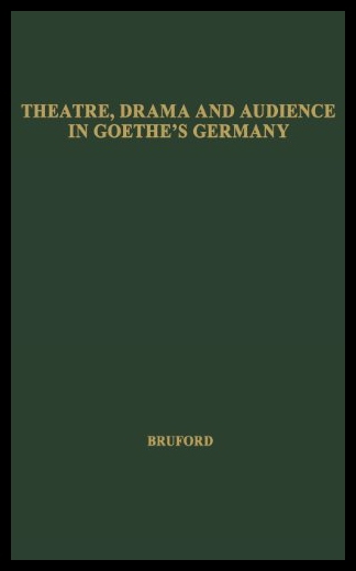 【预售】Theatre, Drama, and Audience in Goethe's Germany