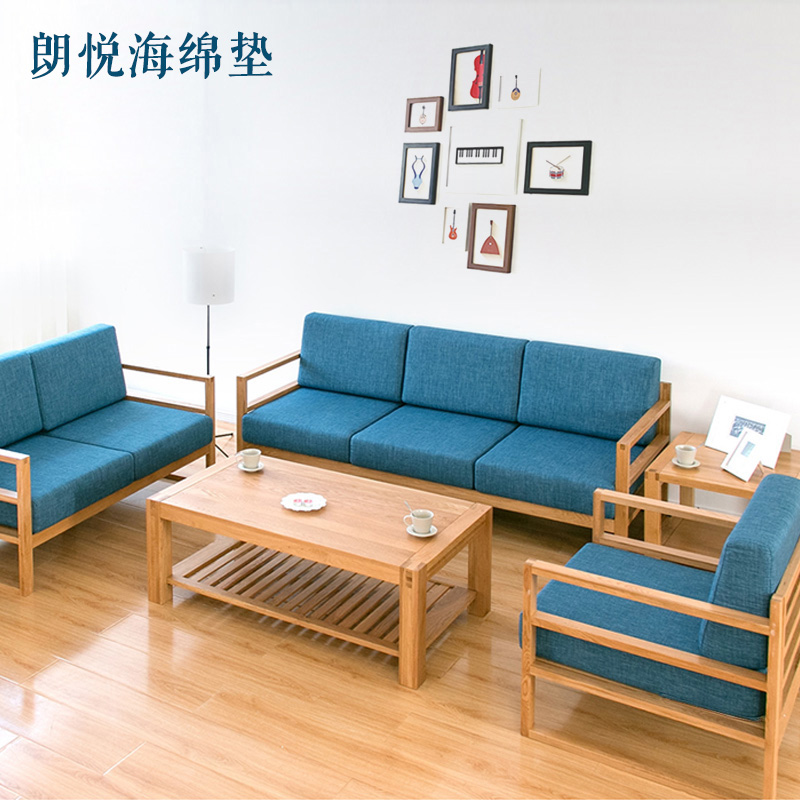 定做35D/45D高密度海绵沙发垫靠垫实木座椅飘窗垫子订制加厚加硬