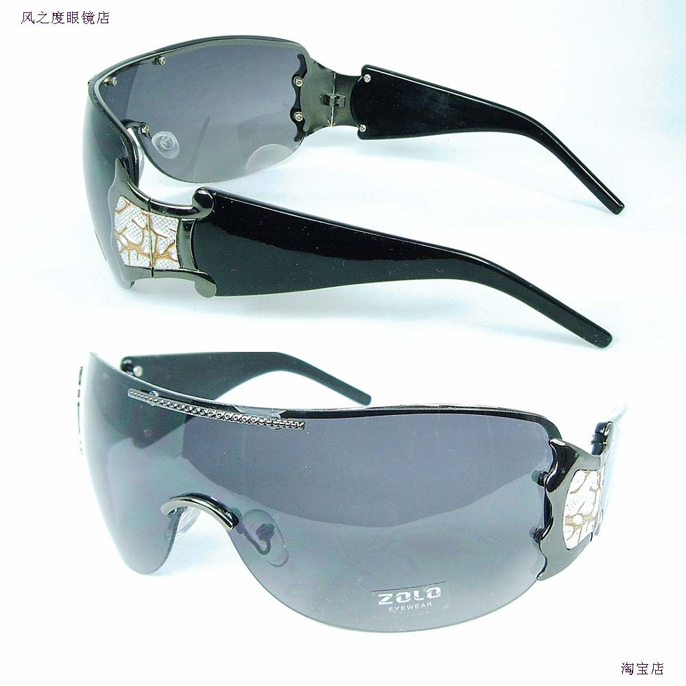zolo运动款/骑行镜UV400太阳镜（灰蓝色）/女士正品/墨镜&