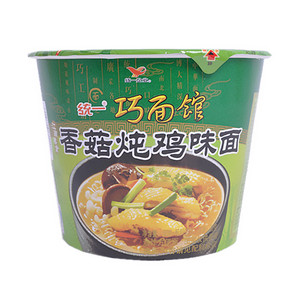 统一 巧面馆 香菇炖鸡面 80g/桶  span class=h>方便面 /span> 香菇