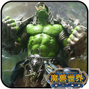◣阿门◢ wow魔兽世界1代手办 模型 dc1 兽族 兽人萨满 战士