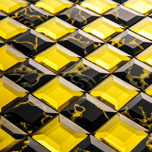 纹镜面水晶玻璃马赛克电视背景墙边框 马赛克