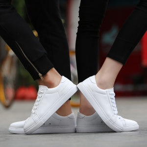 韩版男童布鞋男孩帆布鞋10女孩11女童12白鞋