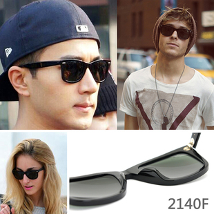 正品七鑫雷朋太阳镜男 2140偏光复古墨镜女彩膜玻璃开车可配近视