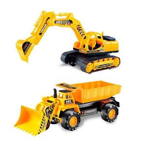 挖掘机玩具可坐可骑大号电动男孩遥控挖土机推
