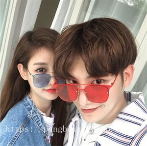 韩国原宿网红同款复古显脸小太阳眼镜女金属框