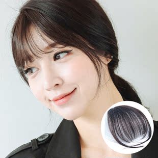 假发刘海女八字空气隐形无痕修脸假发片仿真发日系超薄刘海片