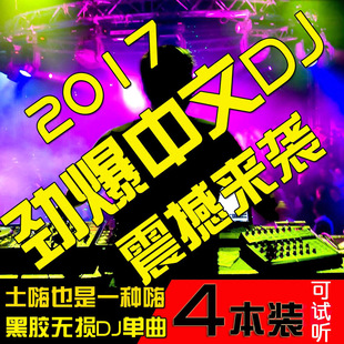 2017流行慢搖dj中文勁爆dj舞曲汽汽車cd碟片車載無損黑膠音樂光盤