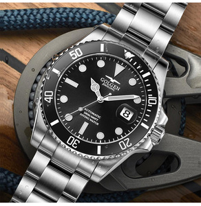 golgen古尊 span class=h>手表 /span>潜水表水鬼200 span class=h>米