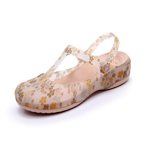 沙滩女托鞋塑胶夏季中学生凉拖鞋外穿轻质时尚夏款女式凉鞋洗澡海