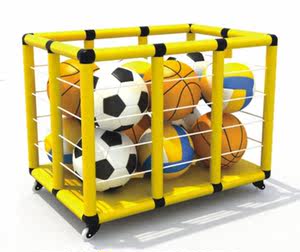幼儿园户外活动皮球收纳架 儿童多功能百变管道摆放储物整理架