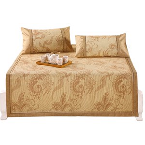 老席匠凉席 天然凉席三件套可折叠苎麻加厚1.8 1.