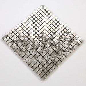 不锈钢金属 span class=h>马赛克 /span>电视背景墙正方形银色ktv客厅