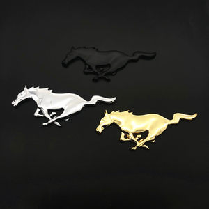  span class=h>福特 /span>野马改装车标 千里马车贴车身贴金属车尾标