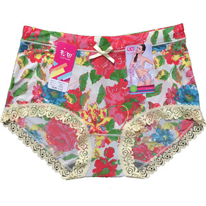 彩田正品30606冰丝 span class=h>内裤 /span>高腰平脚速干舒适透气