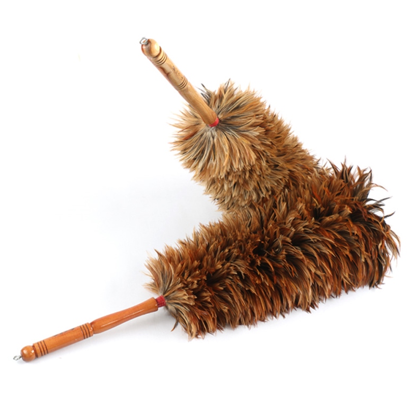 纯手工打造鸡毛掸子大号 家庭清洁工具家用车用除尘掸汽车除尘