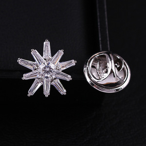 class=h>针扣 /span>针领花胸章男女韩国高档小徽章胸针简约冰凌