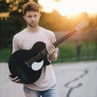 enya/恩雅x3民谣吉他36/41寸初学者男女成人学生碳纤维加震电箱琴