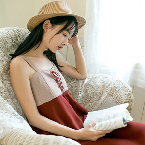温柔风吊带裙女夏外穿韩版小清新中长款少女心仙女裙甜美学生显瘦