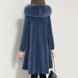 【女式羊剪绒大衣中长款价格】最新女式羊剪绒
