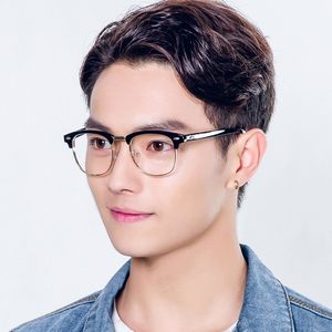 男眼镜眼镜框手机韩潮潮流大脸男生椭圆形舒适时尚定制百搭无镜片