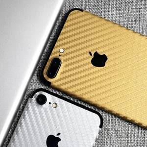 iphone7贴膜碳纤维背膜7创意装饰手机彩膜i金属拉丝7plus贴纸
