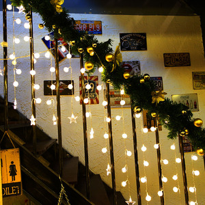  span class=h>led /span>星星毛球窗帘灯 彩灯闪 span class=h>灯串 