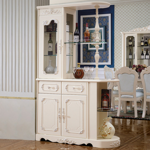 树神家具 法式间厅柜欧式玄关柜隔断柜子 span class=h>酒柜 /span>