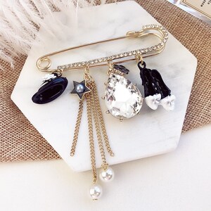 毛衣大别针流苏图片