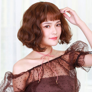 蓬松玉米卷短发图片