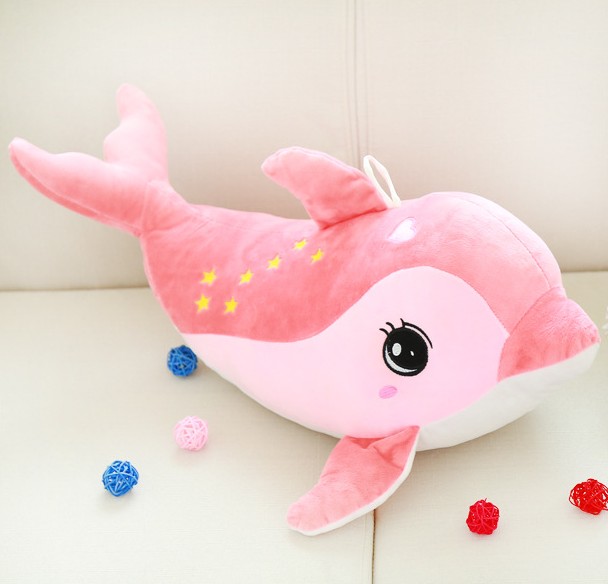 可爱儿童玩具布娃娃海豚毛绒玩具 七星海豚公仔玩偶儿童生日礼物