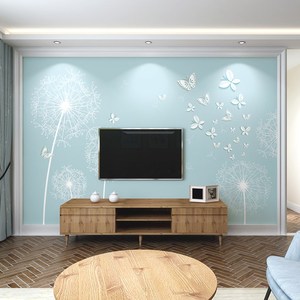 电视背景墙壁纸简约现代客厅造型影视墙壁画墙布卧室3d无纺布墙纸