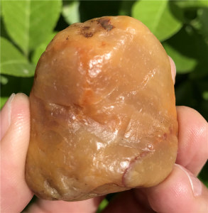 寿山石章料原石图片