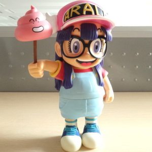 动漫周边 iq博士arale则卷阿拉蕾小云  span class=h>公仔 /span>摆件