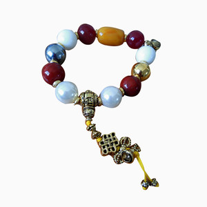 佛七宝手串图片