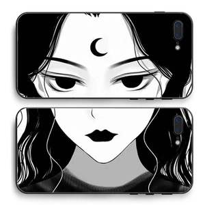 日系美术生 span class=h>漫画 /span>挡脸苹果6/7/8 xsmax自拍6s半脸