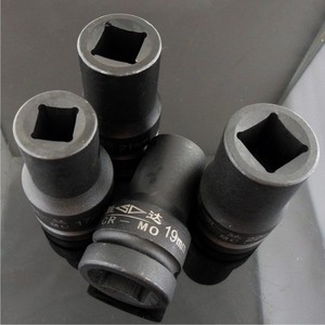 4mm加长四角气动风炮套筒头子cr-mo气动扳手套筒