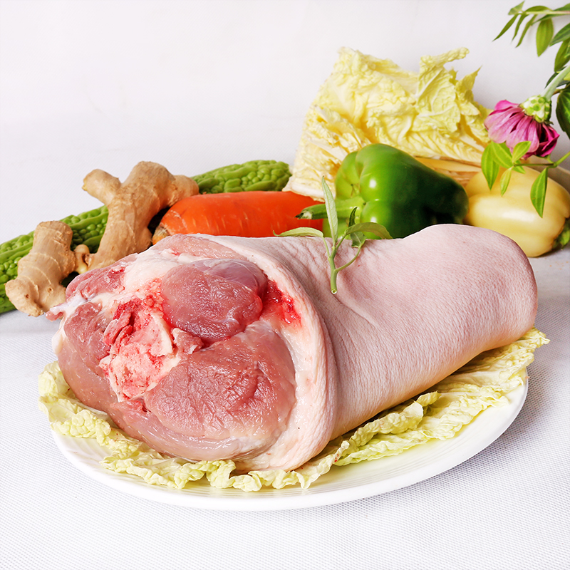 五花头 深山散养有机黑猪肘子肉 1000g整只肘子鲜肉每日现宰